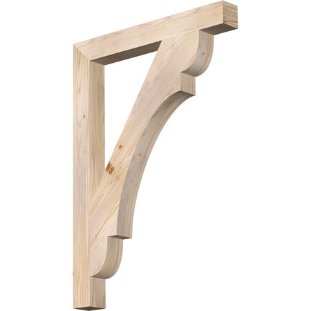 Olympic Block Smooth Bracket, Douglas Fir, 3 1/2W X 30D X 42H